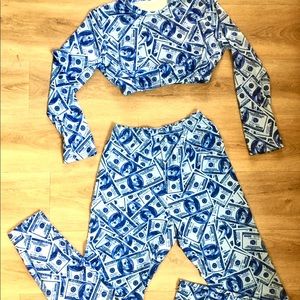 CASH custom set// long sleeve & pants